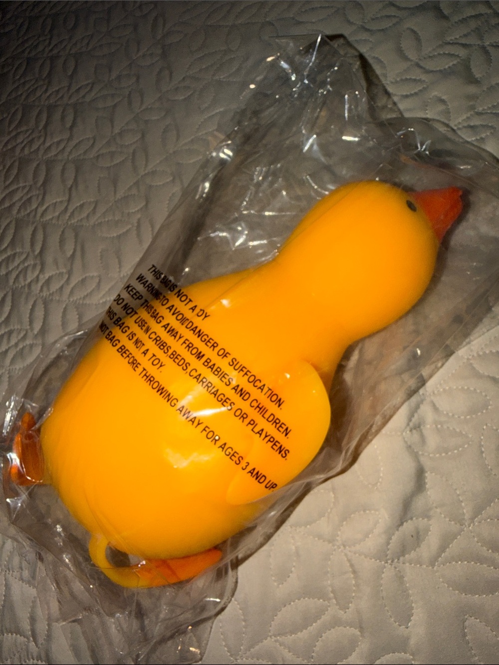 Jumbo Yellow Squishy Duck Toy - Stretchy Squeeze